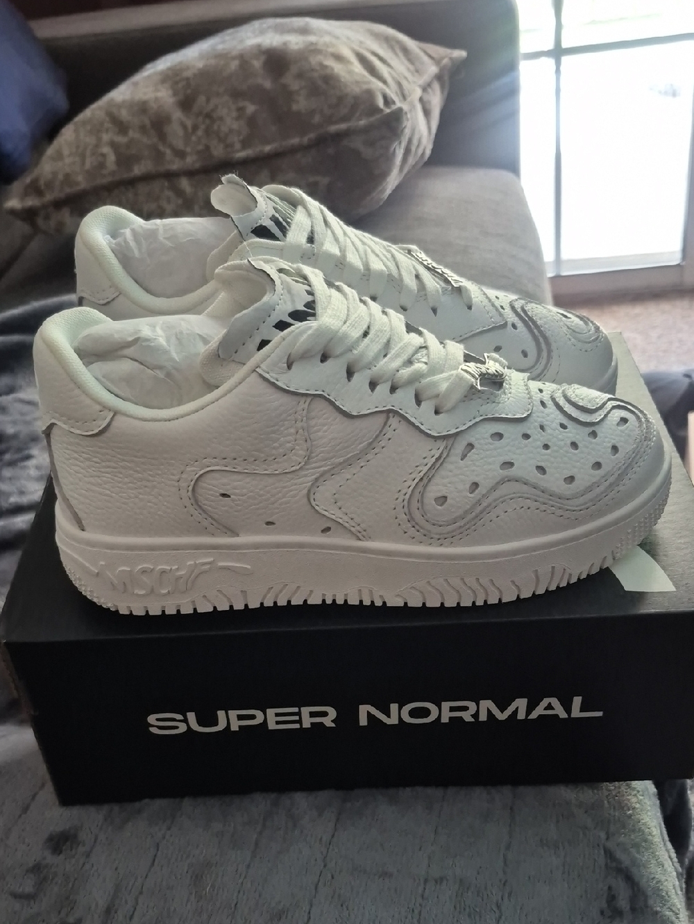MSCHF Super Normal 2 Common White Women’s Size 5 Sneakers NIB